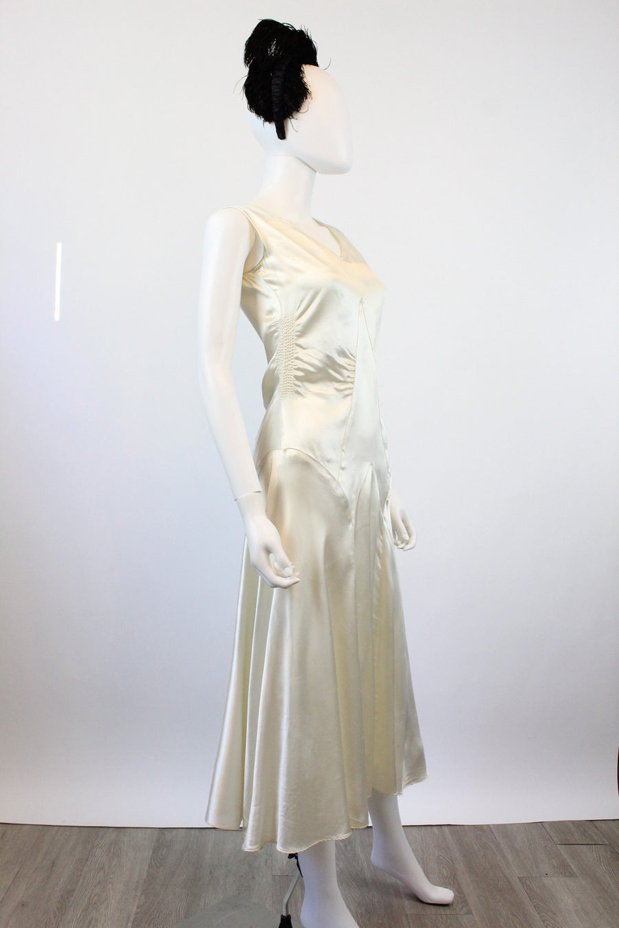 1920s 1930s LIQUID SATIN wedding dress xs small | new spring summer