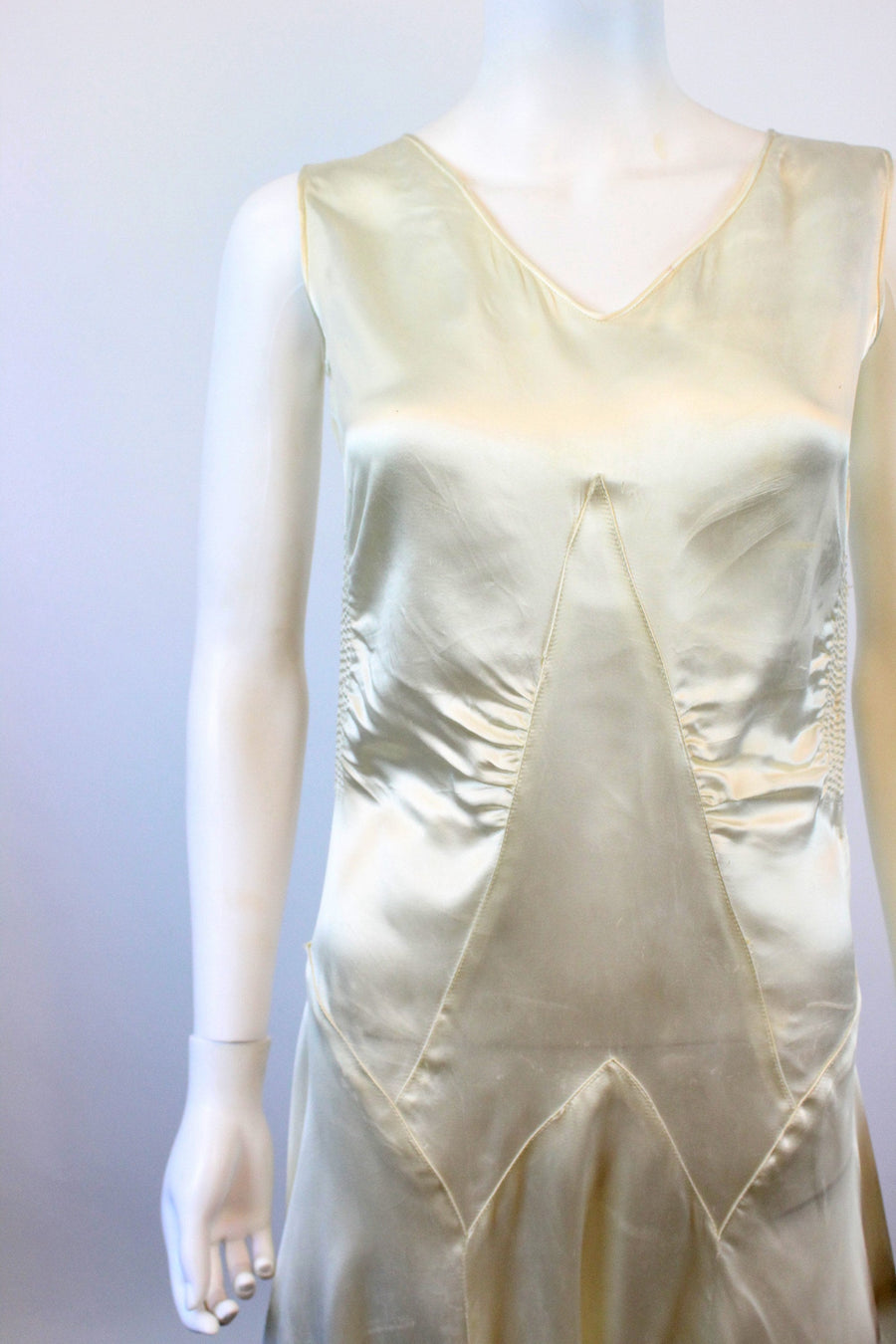 1920s 1930s LIQUID SATIN wedding dress xs small | new spring summer