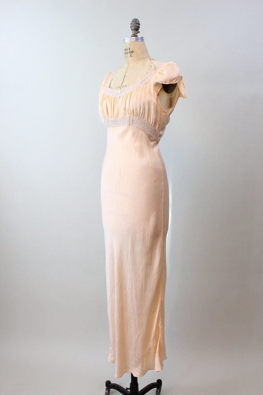 1930s TRILLIUM slip dress nightgown small medium | new spring summer