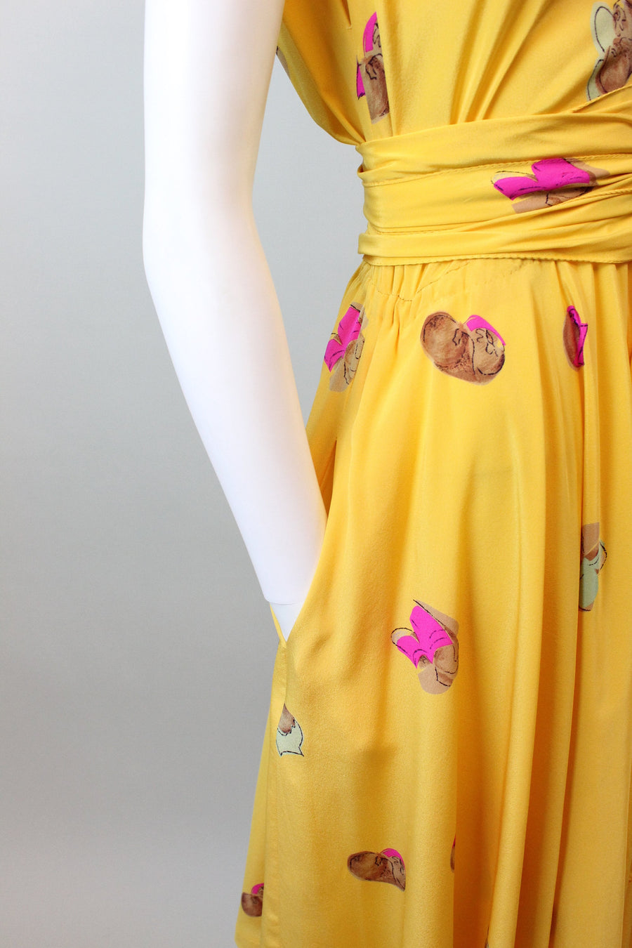 1970s HALSTON silk dress small medium | new spring summer