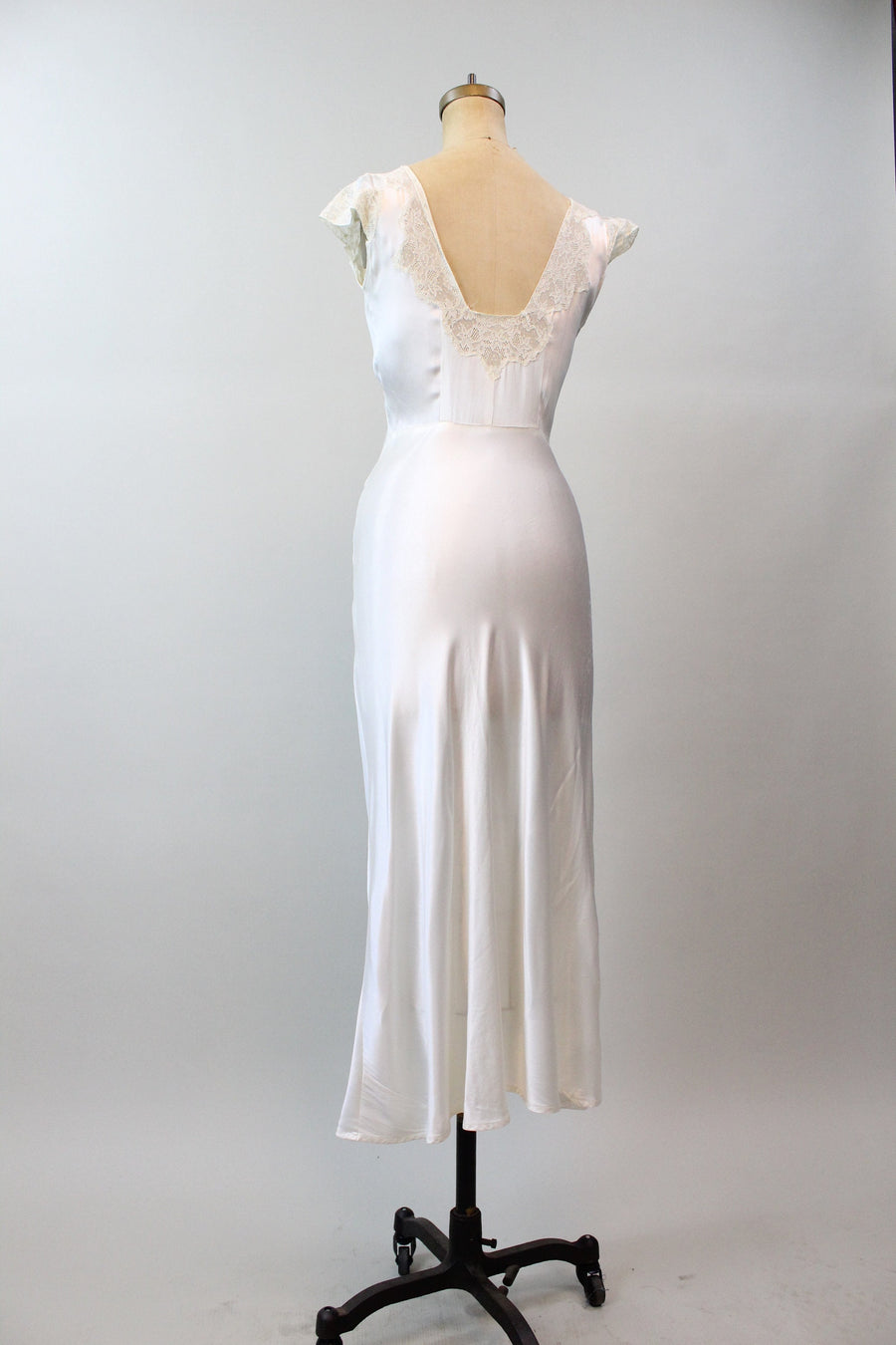 1930s LIQUID SATIN slip dress nightgown xs | new spring summer