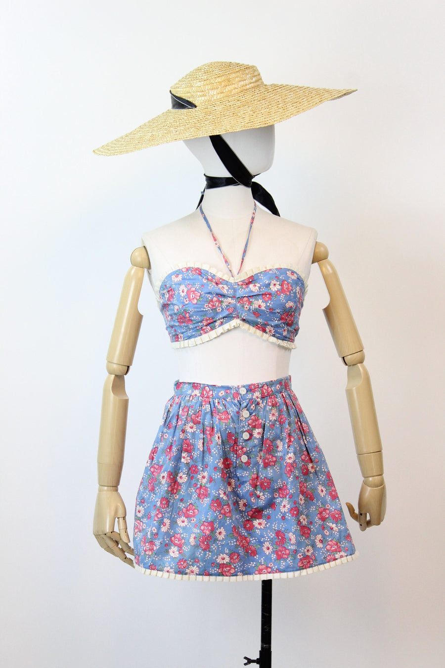 1940s GANTNER rare COTTON playsuit romper xs | new spring summer