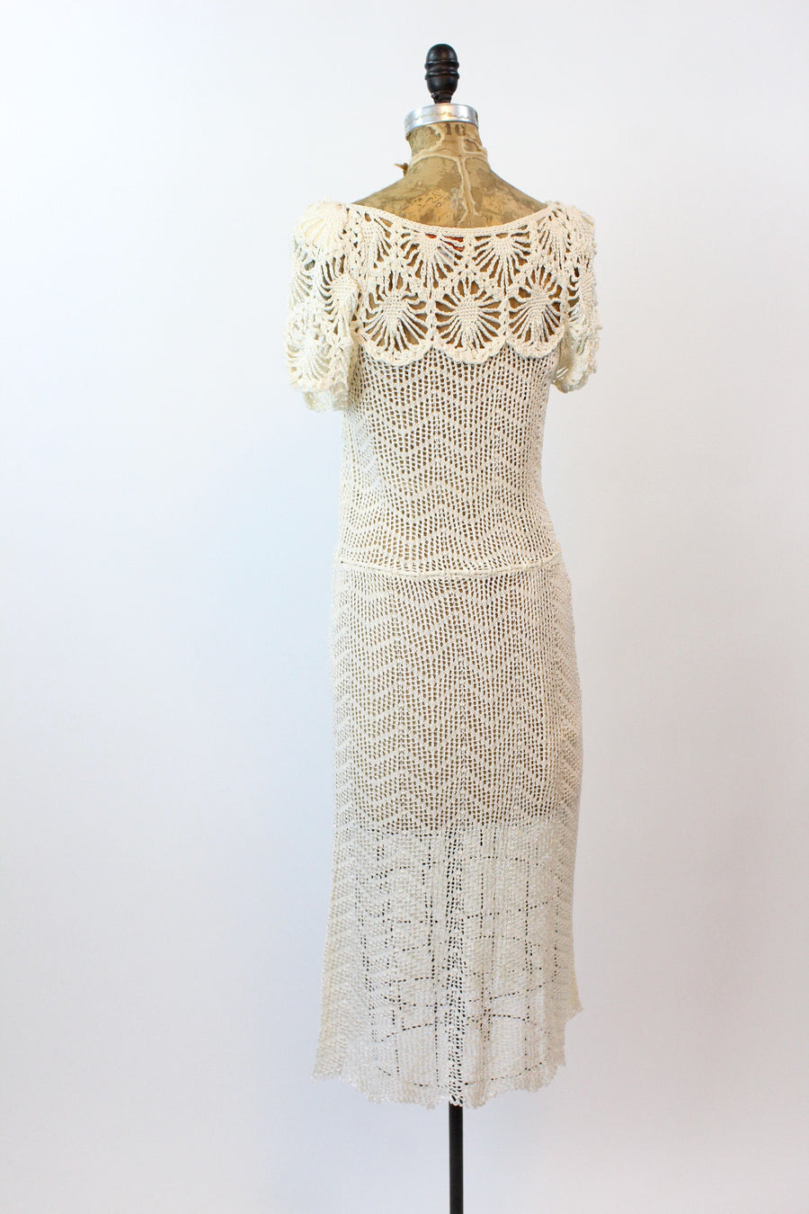 1970s OSCAR de la RENTA knit crochet dress small medium | new spring summer