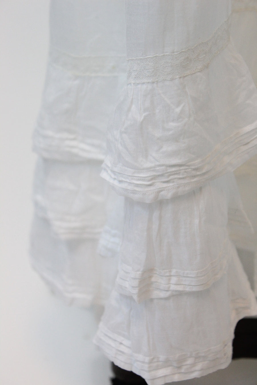 ANTIQUE edwardian muslin skirt xs | new spring summer