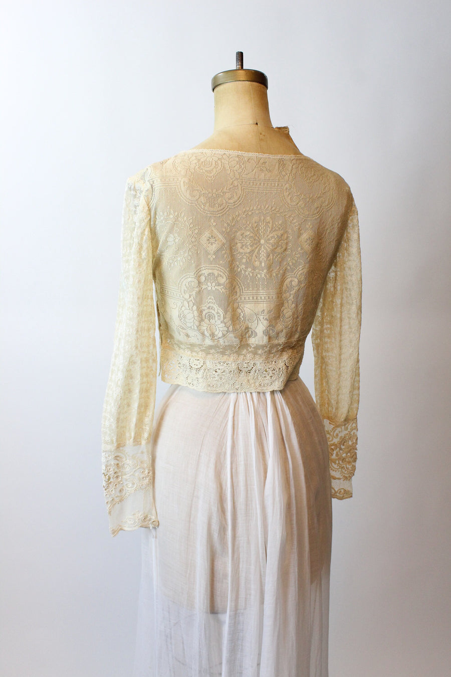 ANTIQUE edwardian muslin skirt xs | new spring summer