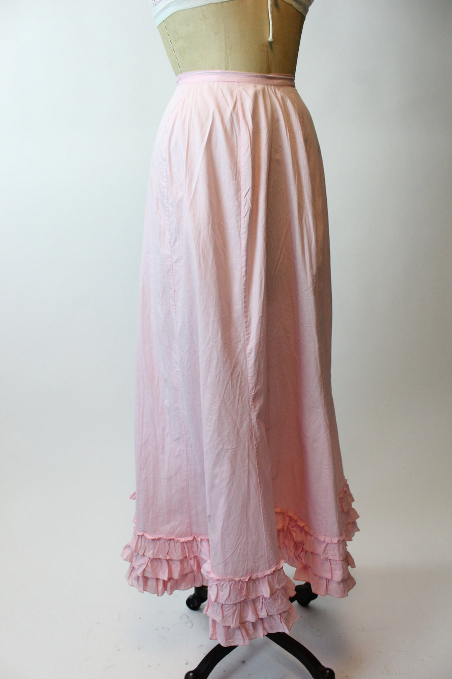 1910s ANTIQUE edwardian COTTON skirt xxs | new spring summer