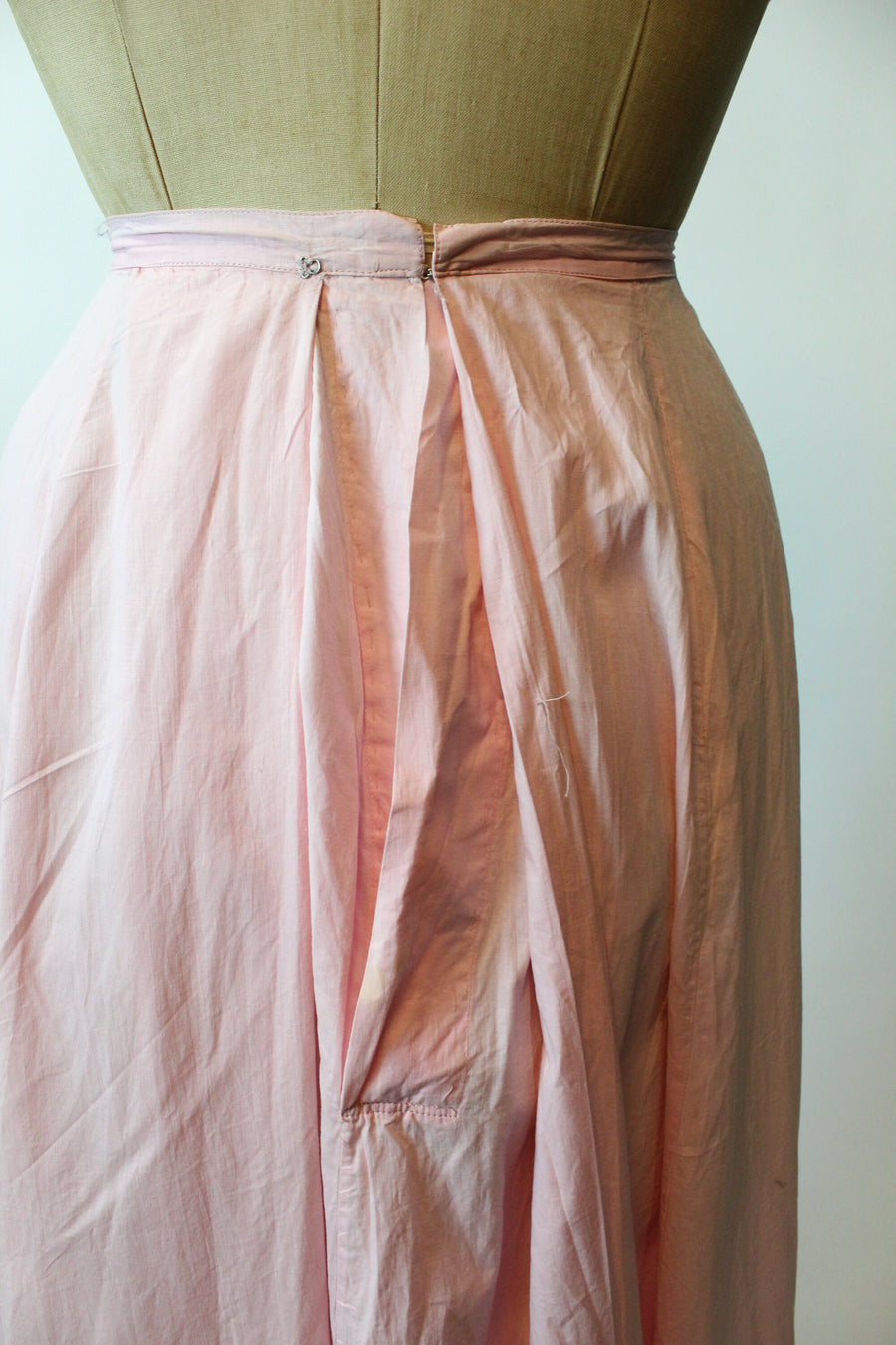 1910s ANTIQUE edwardian COTTON skirt xxs | new spring summer