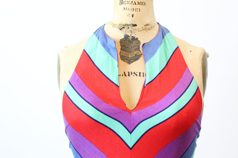 1970s EVELYN de JONGE halter dress xs | new spring summer