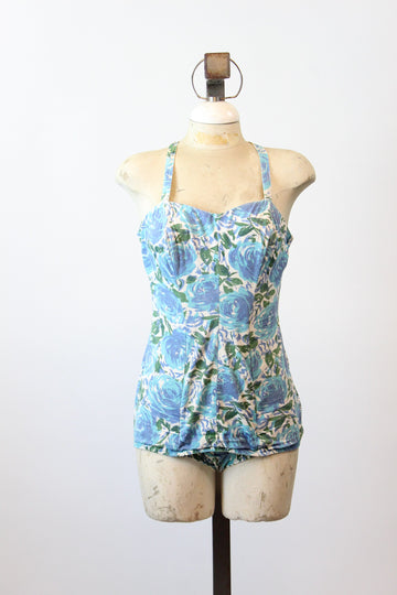 1950s 1959 documented JANTZEN ROSE swimwear small medium | new spring summer