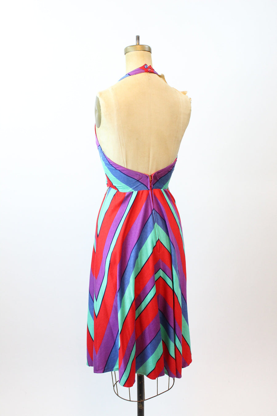 1970s EVELYN de JONGE halter dress xs | new spring summer