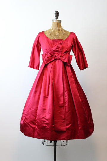 1950s 1958 documented SUZY PERETTE Dior dress small | new fall winter