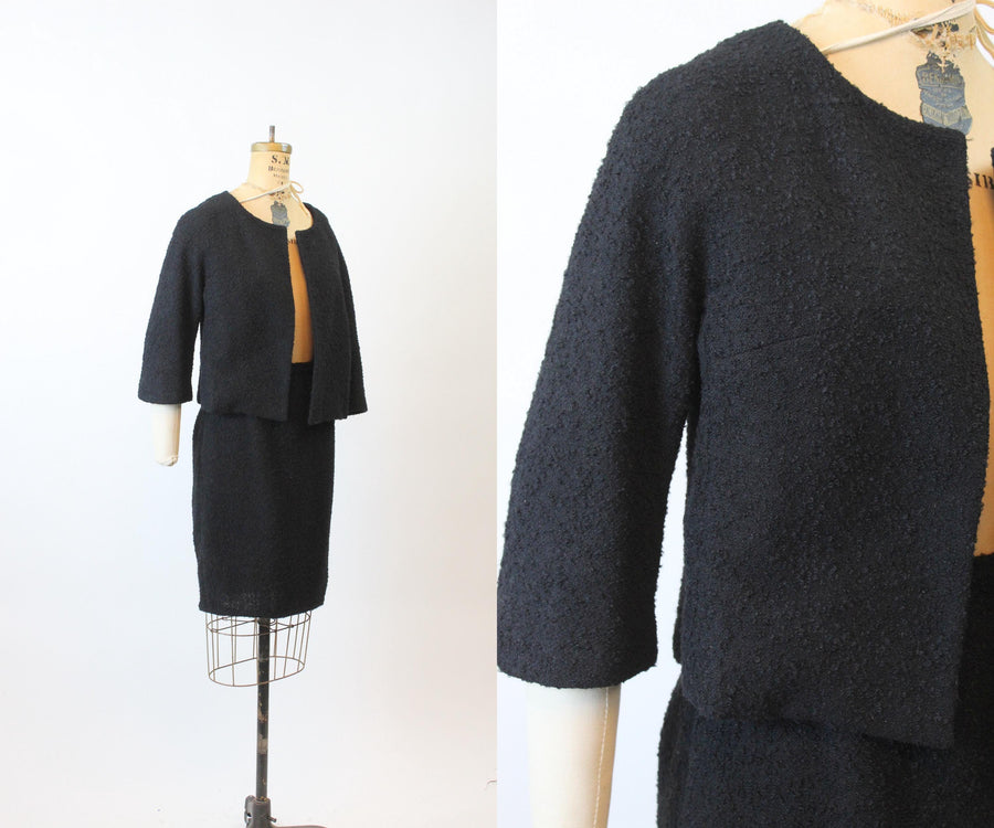 1960s LILLI ANN boucle suit small | new fall winter