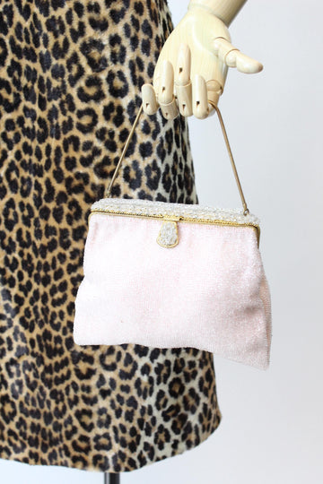 1950s FRENCH VELVET box clutch | new fall winter