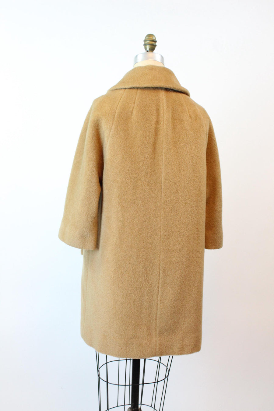 1960s LILLI ANN PETITE camel mohair coat | new fall winter