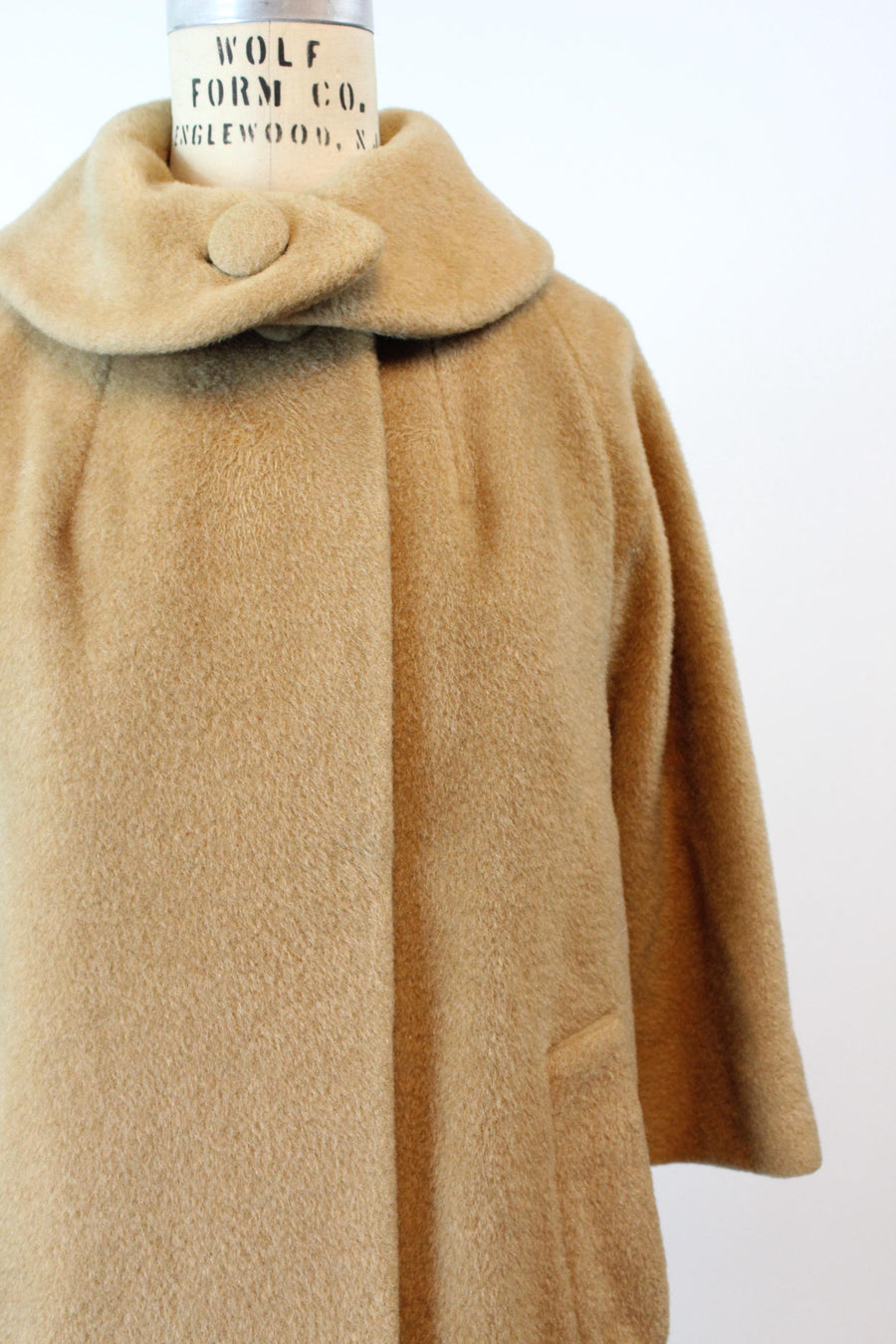 1960s LILLI ANN PETITE camel mohair coat | new fall winter