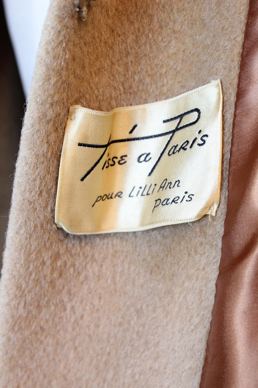 1960s LILLI ANN PETITE camel mohair coat | new fall winter