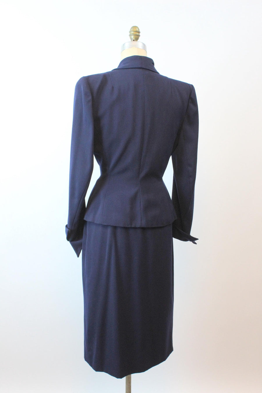 1950s 1951 documented LILLI ANN navy SUIT small medium | new fall winter