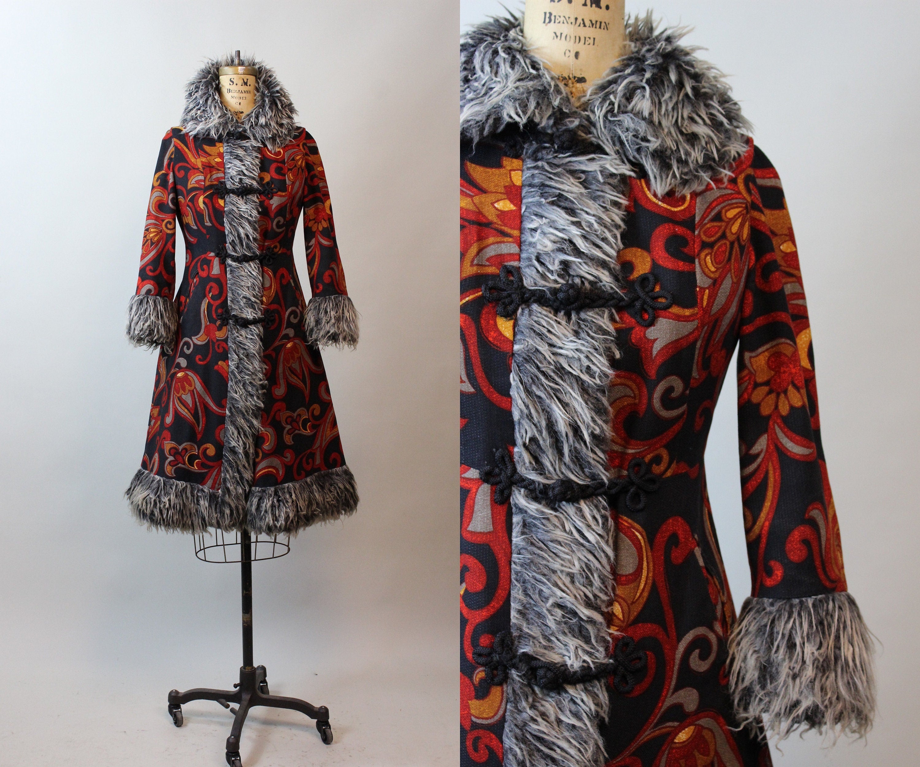 Vintage Wraps by authentic Canvasback Tapestry Coat